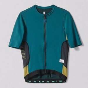 MAAP Alt_Road short sleeve cycling jersey men’s medium teal green VGUC